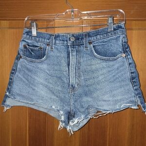 Abercrombie High Rise Mom Shorts Size 4-27